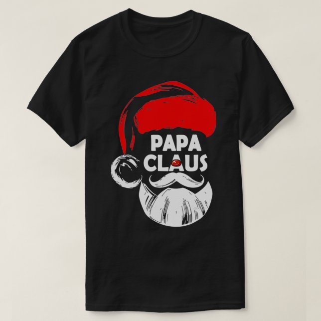 Papa Claus  Christmas Pajama Family Matching Xmas  T-Shirt (Design Front)