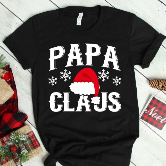 Papa Claus Christmas Santa Hat T-Shirt (Creator Uploaded)