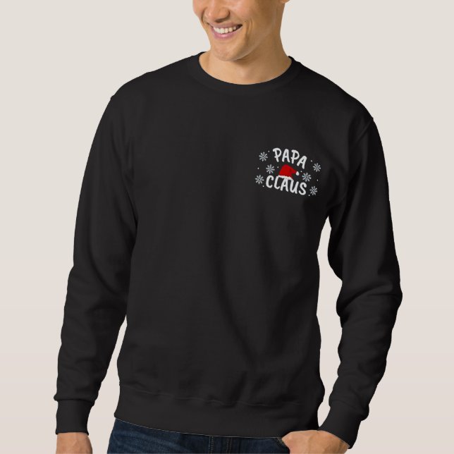Papa Claus Christmas Sweatshirt (Front)