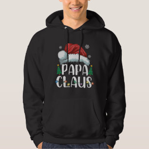 Papa Claus Santa Christmas Matching Family Pajama Hoodie