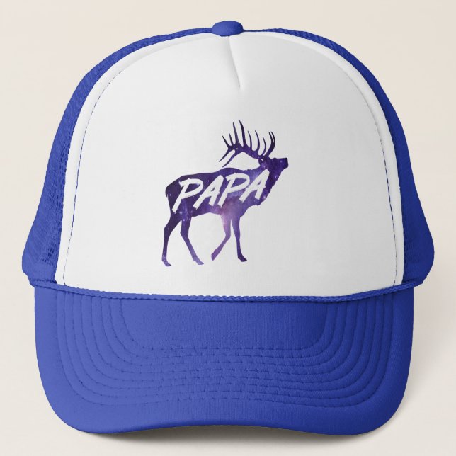Papa Deer Trucker Hat (Front)