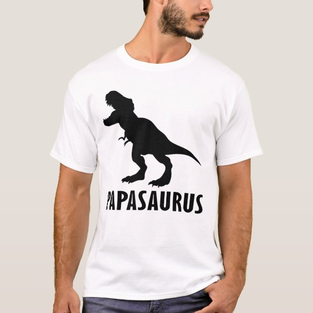 papa dinosaur T-Shirt (Front)