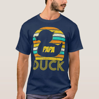 Papa Duck Rubber Duck Matching Family Cute T-Shirt
