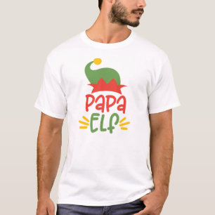 Papa Elf Christmas Holiday Men's T-Shirt