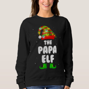 Papa Elf Family Matching Group Christmas Outfits P Sweatshirt
