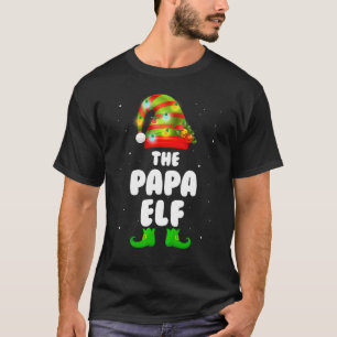 Papa Elf Family Matching Group Christmas Outfits P T-Shirt