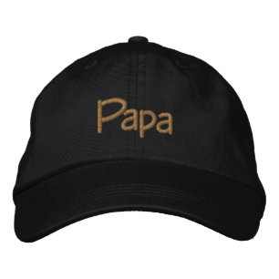 Papa Embroidered Hat   Gift For Papa