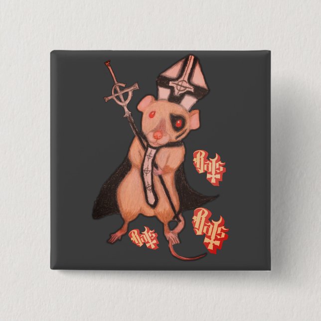 Papa Emerattus 2 15 Cm Square Badge (Front)