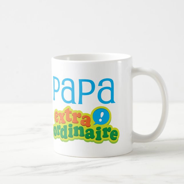 Papa Extraordinaire Gift Idea Coffee Mug (Right)