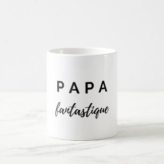 Papa fantastique (noir) coffee mug