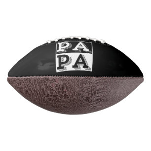 PAPA FATHERS DAY GIFT FOOTBALL