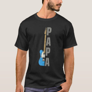 Papa Father's Day Music Pick Musician Band Member T-Shirt