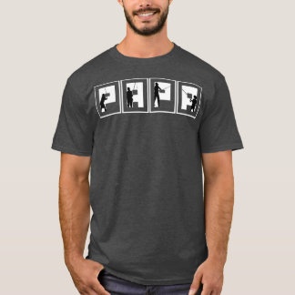 Papa Fishing Gift Fathers Day Fishing T-Shirt