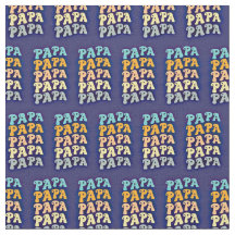 Papa for Father Father's Day Grandfather Wave Text