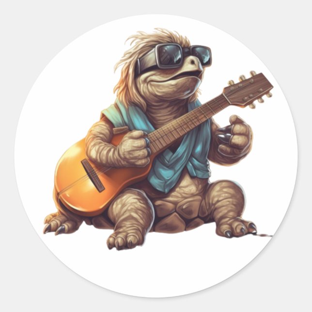 Papa Galapagos from Galapagos Paradise Islands Classic Round Sticker (Front)