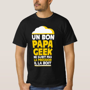 Papa Geek Beer Pression T-Shirt