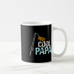 Papa Gift From Granddaughter Grandson Reel Cool Pa Coffee Mug