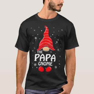 Papa Gnome Family Matching Christmas Funny Gift Pa T-Shirt