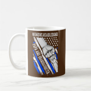 Papa Granddaughter Unbreakable Bond USA Flag Coffee Mug