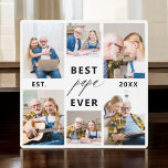Papa Grandfather Grandchildren Photo Collage Plaque<br><div class="desc">Celebrate the special bond between Papa and his grandchildren with our "Papa Grandfather Grandchildren Photo Collage" plaque. This personalised plaque beautifully showcases a collection of cherished photos, capturing precious moments and memories shared between Papa and his beloved grandchildren. The heartfelt title "Papa" prominently displayed adds a touch of warmth and...</div>