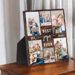 Papa Grandfather Grandchildren Wood Photo Collage Plaque<br><div class="desc">Celebrate the special bond between Papa and his grandchildren with our "Papa Grandfather Grandchildren Photo Collage" plaque. This personalised plaque beautifully showcases a collection of cherished photos, capturing precious moments and memories shared between Papa and his beloved grandchildren. The heartfelt title "Papa" prominently displayed adds a touch of warmth and...</div>