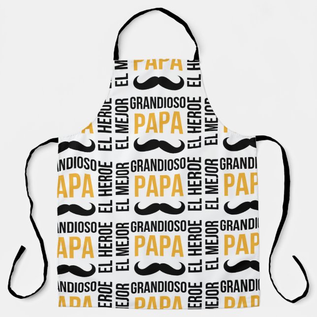 papa grandioso heroe apron (Front)