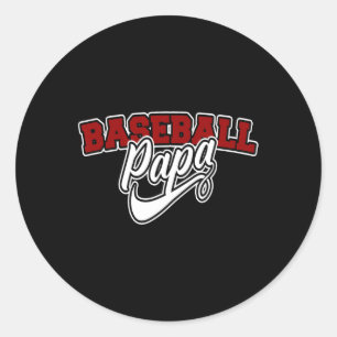 Papa Grandpa Grandparents Fathers Day Gift Classic Round Sticker