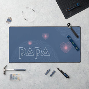Papa, Guiding Light (Radiant) Desk Mat