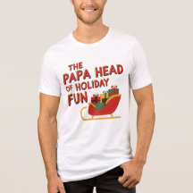 Papa Head of Holiday Fun Christmas