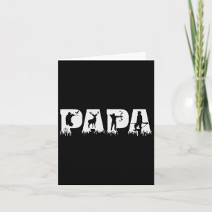 Papa Hunting Hunter Father's Day Card