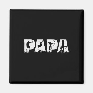 Papa Hunting Hunter Father's Day Magnet