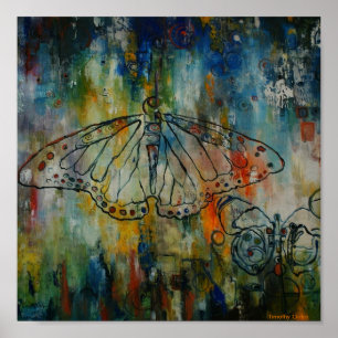 Papa & I Butterfly Canvas Print