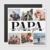 Papa I Love You Custom Photo Collage