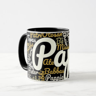 Papa in Different Languages Mug