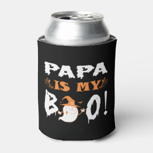 Papa Is My Boo Happy Halloween Can Cooler