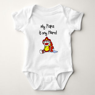Papa is My Hero Firefighter Bodysuit