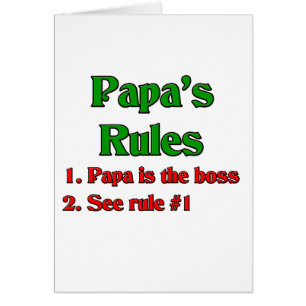 Papa Is The Boss