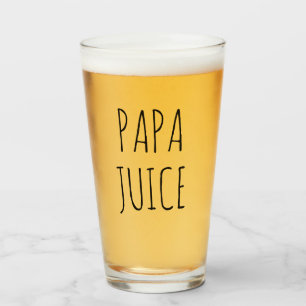 Papa Juice   Glass