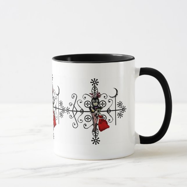 Papa Legba Voodoo Doll Veve Coffee Mug (Right)