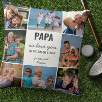 Papa Love you to the Rough and Back 8 Photo Green