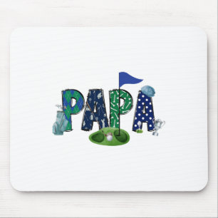 Papa Of The Birthday Boy Hole In One Golf Sport Ma Mouse Pad