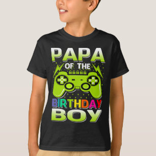 PAPA Of The Birthday Boy Matching Video Gamer Birt T-Shirt