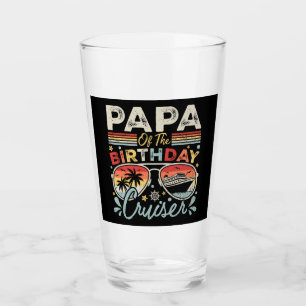 Papa of the Birthday Cruiser Vacation DK Glass