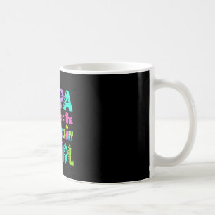 Papa of the birthday girl saurus rex dinosaur coffee mug