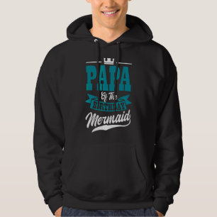 Papa Of The Birthday Mermaid Party Bday Celebratio Hoodie