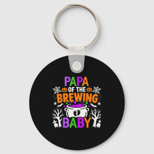 Papa Of The Brewing Baby Halloween Costume  Key Ring