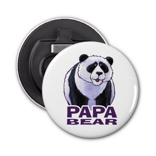 Papa Panda Bear Bottle Opener (Front)