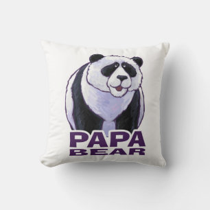 Papa Panda Bear Cushion