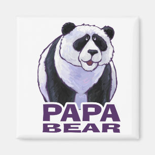 Papa Panda Bear Magnet