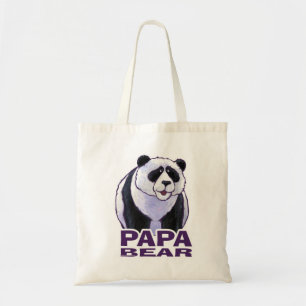 Papa Panda Bear Tote Bag